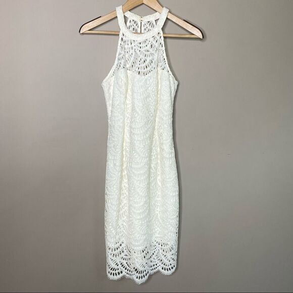 LILLY PULITZER Kenna Scalloped Fan Lace Dress - Picture 2 of 10